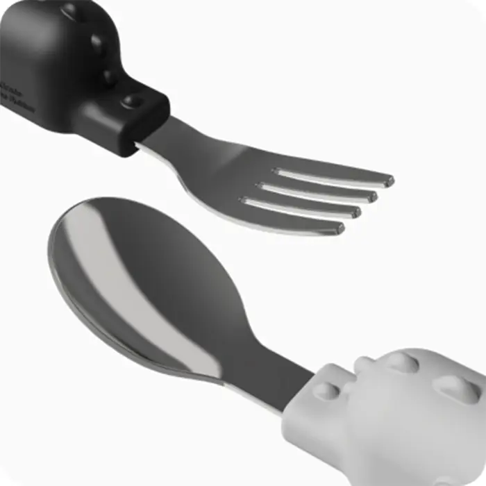 cuillère et fourchette pour bébé