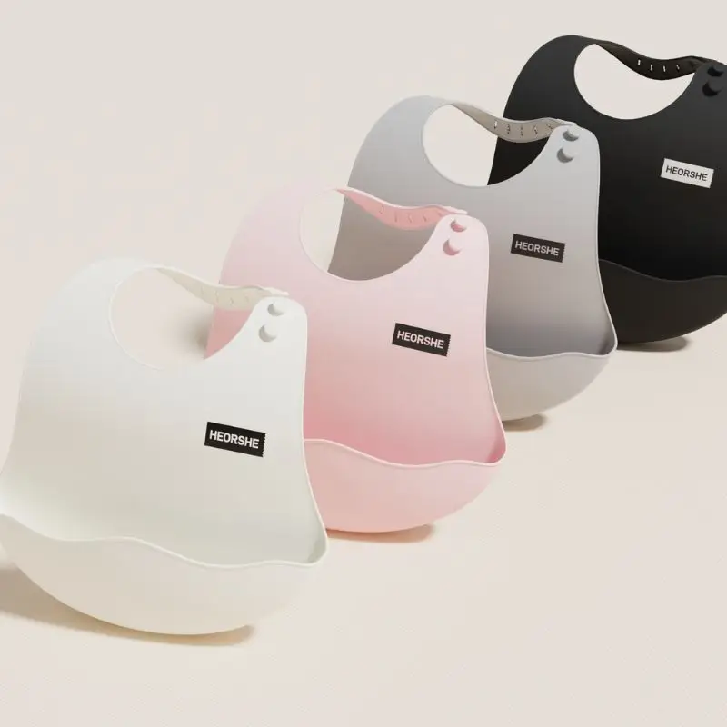 Bavoir en silicone pour bébé